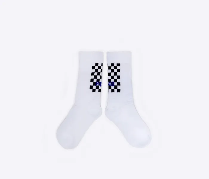 Accessories WomenMen P448 Socks WhiteCheck Accessories WomenMen P448 Socks WhiteCheck