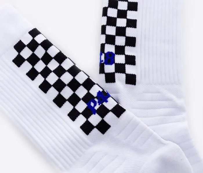 Accessories WomenMen P448 Socks WhiteCheck Accessories WomenMen P448 Socks WhiteCheck