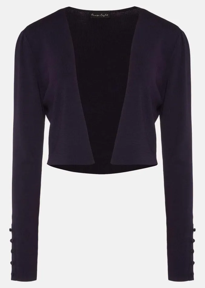 Adah Knitted Jacket Navy Women Phase Eight Knitwear