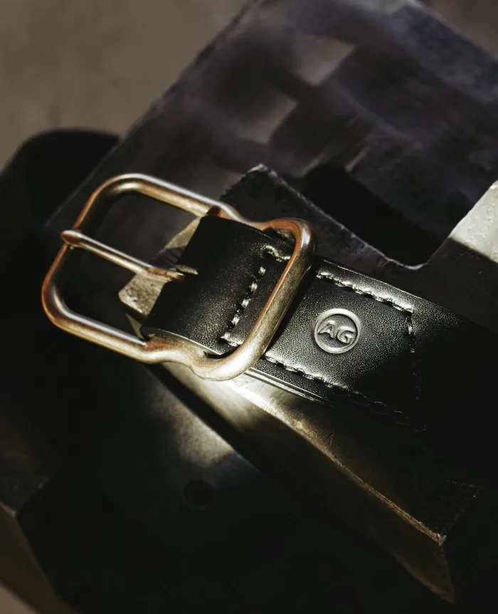 AG Jeans Belts Men Danny Belt BLACKNICKEL AG Jeans Belts Men Danny Belt BLACKNICKEL