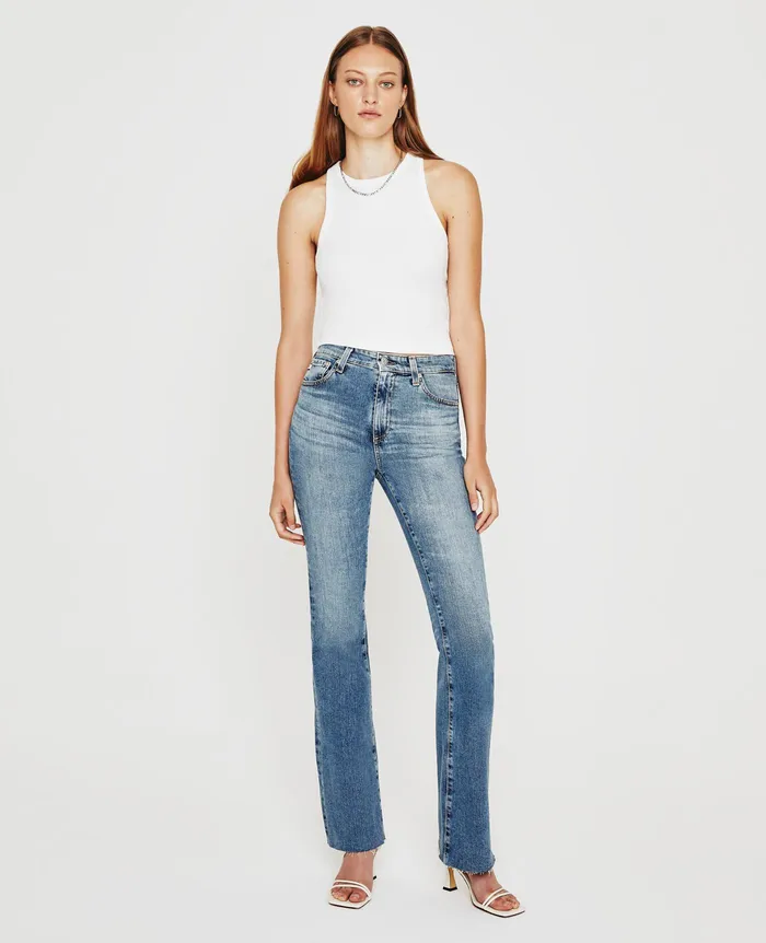 AG Jeans Denim Women Alexxis Boot 17 YEARS WAVEVIEW