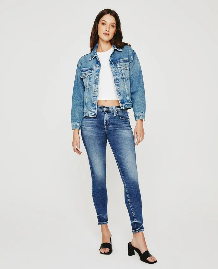 AG Jeans Denim Women Farrah Skinny Ankle 16 YEARS LITHIUM