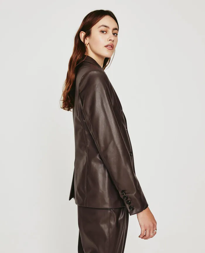 AG Jeans Jackets Women Rima Blazer ANTIQUE BROWN
