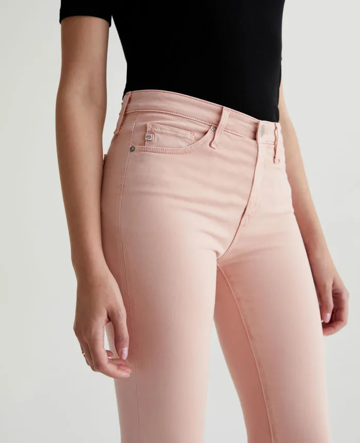 AG Jeans Pants Women Prima Crop SULFUR BLUSH PARADISE AG Jeans Pants Women Prima Crop SULFUR BLUSH PARADISE