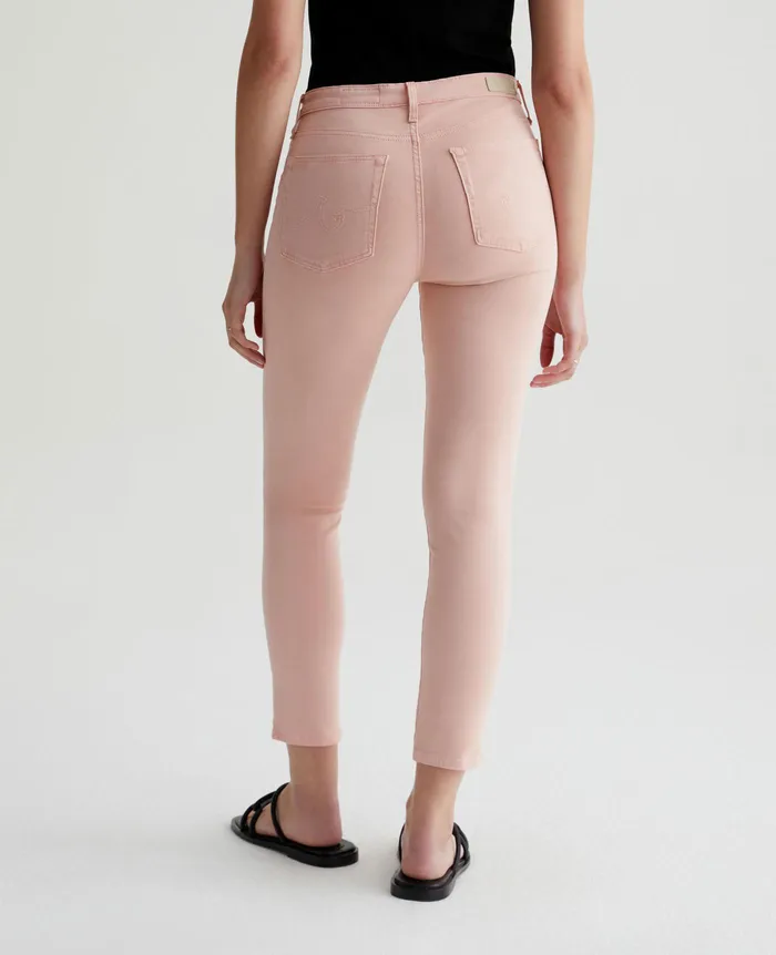 AG Jeans Pants Women Prima Crop SULFUR BLUSH PARADISE AG Jeans Pants Women Prima Crop SULFUR BLUSH PARADISE