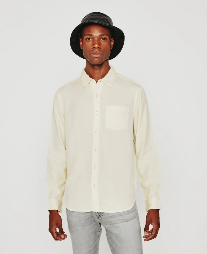 AG Jeans Shirts Men Aiden Shirt IVORY DUST