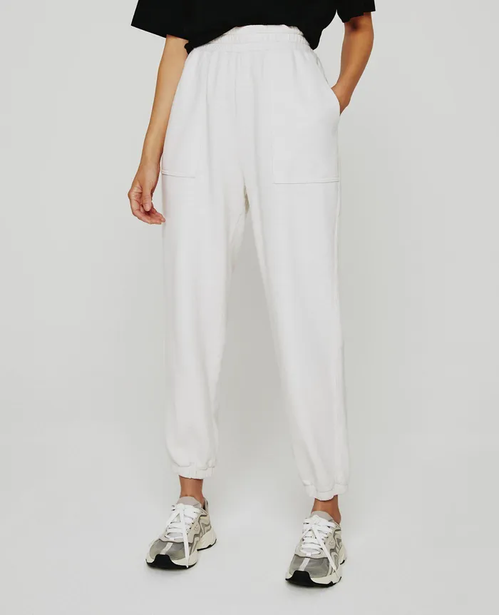 AG Jeans Sweatpants Women Nova Sweatpant IVORY DUST AG Jeans Sweatpants Women Nova Sweatpant IVORY DUST