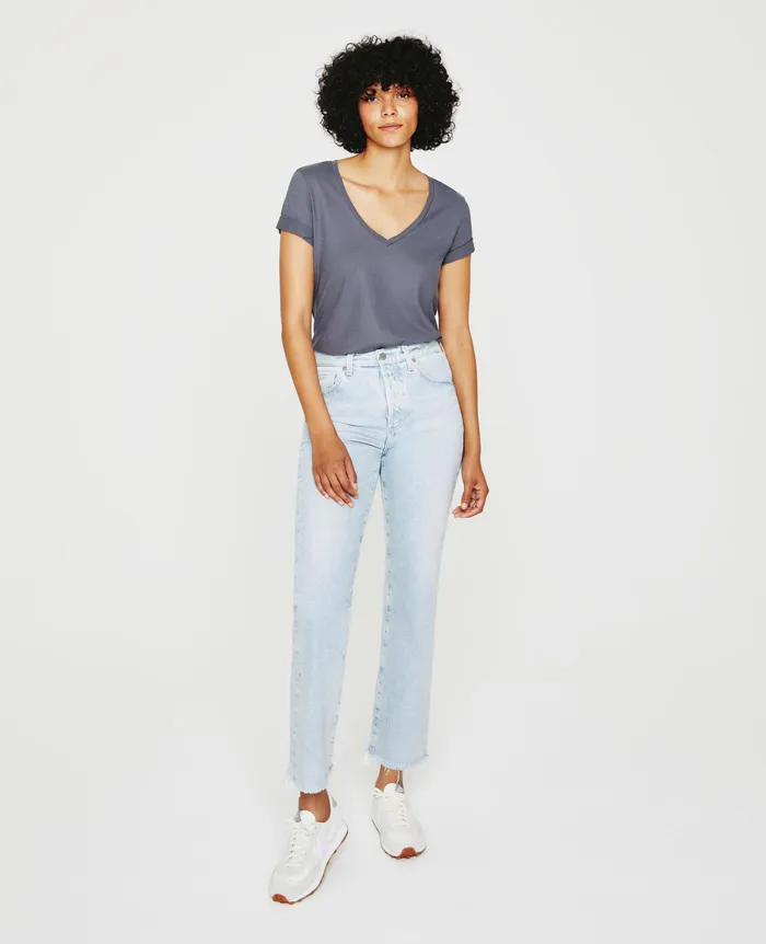 AG Jeans Tees and Tanks Women Jagger Vee SLATE SKY AG Jeans Tees and Tanks Women Jagger Vee SLATE SKY