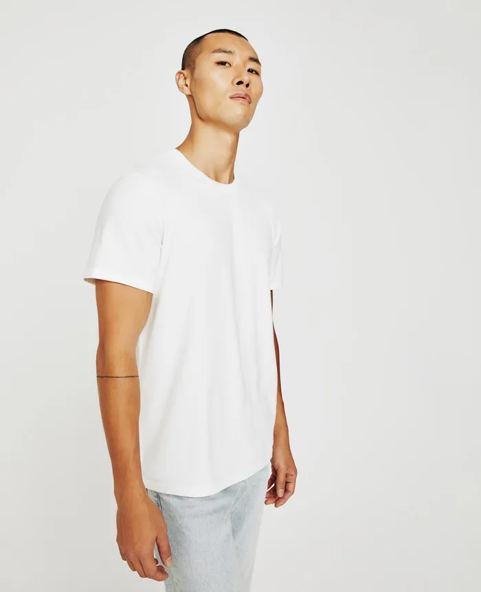 AG Jeans Tees Men Bryce Crew IVORY DUST AG Jeans Tees Men Bryce Crew IVORY DUST