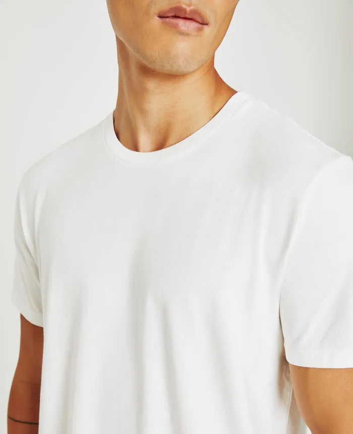 AG Jeans Tees Men Bryce Crew IVORY DUST AG Jeans Tees Men Bryce Crew IVORY DUST