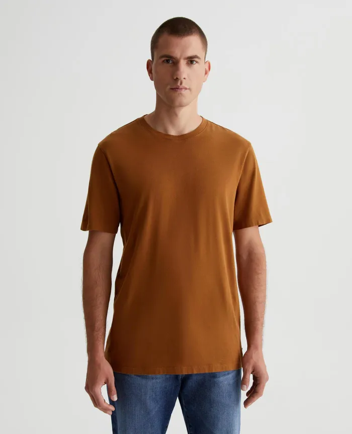 AG Jeans Tees Men Bryce Crew TREE BARK