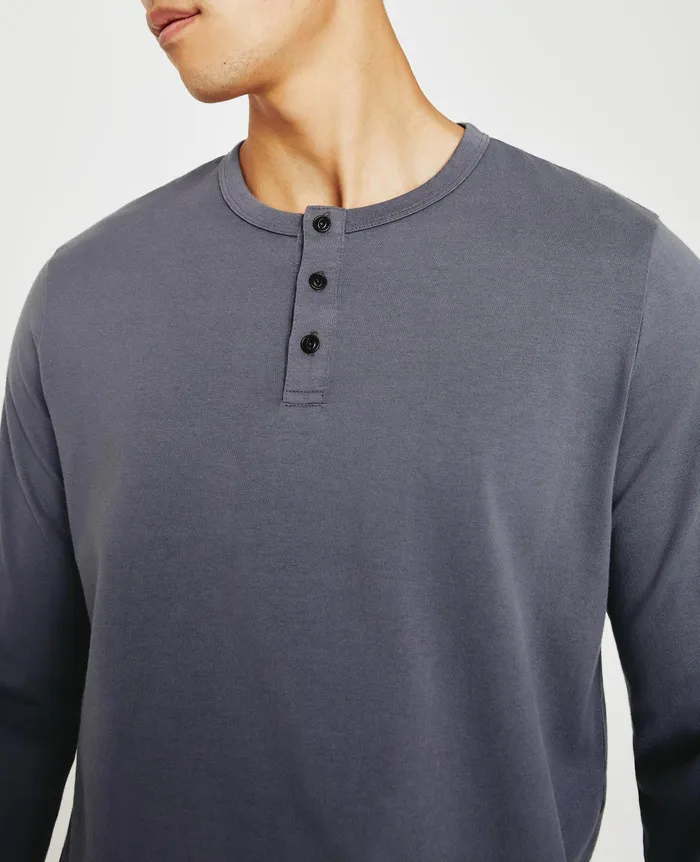 AG Jeans Tees Men Bryce Long Sleeve Henley SLATE SKY AG Jeans Tees Men Bryce Long Sleeve Henley SLATE SKY