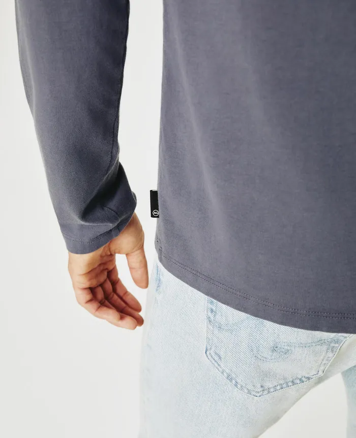 AG Jeans Tees Men Bryce Long Sleeve Henley SLATE SKY AG Jeans Tees Men Bryce Long Sleeve Henley SLATE SKY