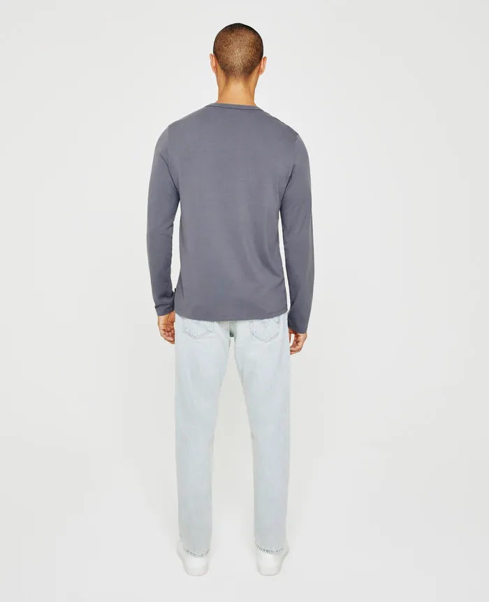 AG Jeans Tees Men Bryce Long Sleeve Henley SLATE SKY AG Jeans Tees Men Bryce Long Sleeve Henley SLATE SKY