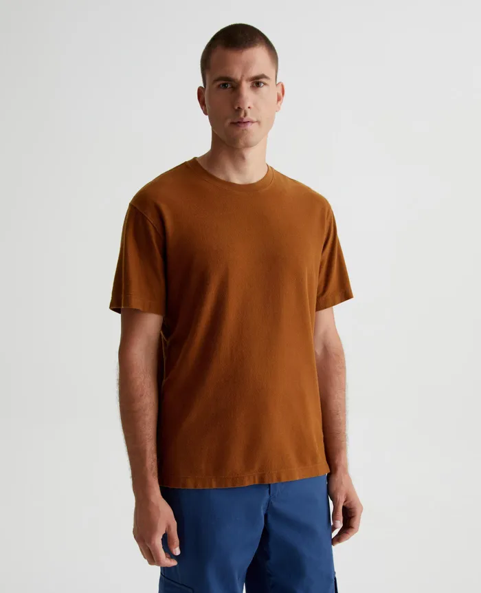 AG Jeans Tees Men Wesley Crew TREE BARK