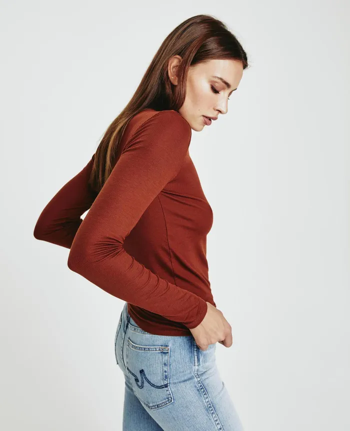 AG Jeans Tops and Shirts Women Chels Turtleneck FIRED COPPER AG Jeans Tops and Shirts Women Chels Turtleneck FIRED COPPER