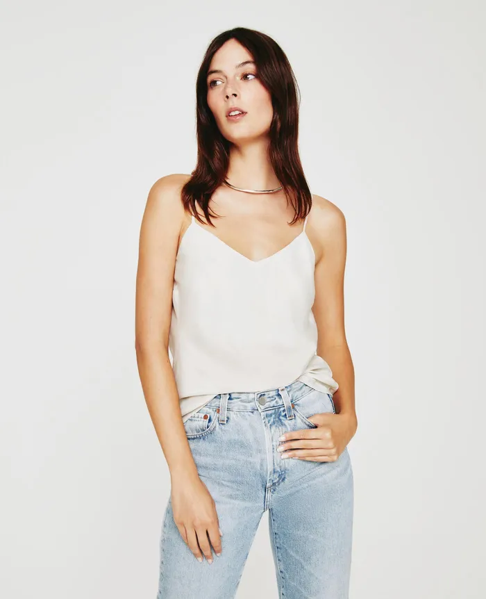 AG Jeans Tops and Shirts Women Scarlet Cami WHITE CREAM