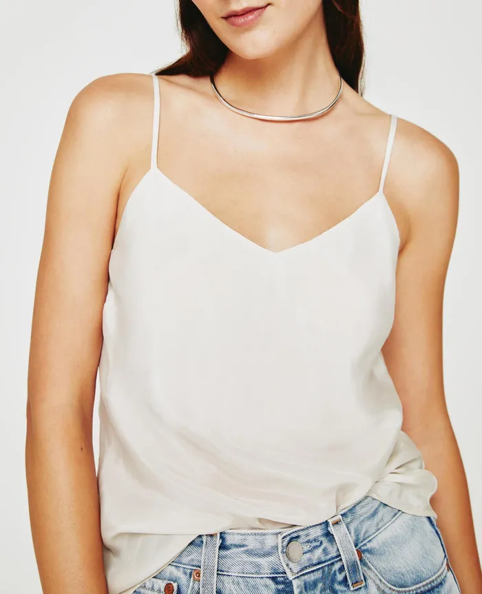 AG Jeans Tops and Shirts Women Scarlet Cami WHITE CREAM AG Jeans Tops and Shirts Women Scarlet Cami WHITE CREAM