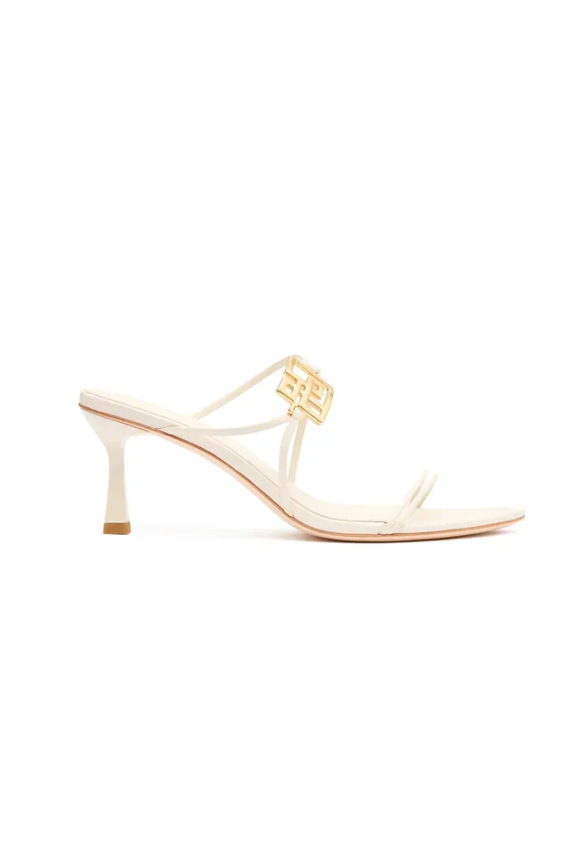 Aje Acacia Strappy Mule Ivory Women Shoes