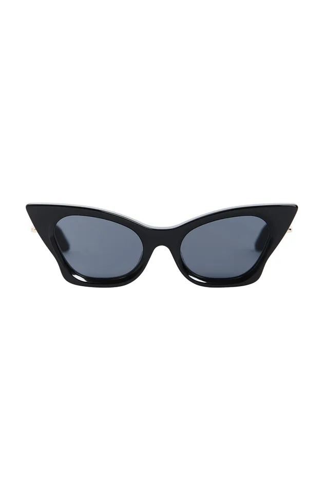 Aje Aje X Local Supply The Cat Eye Sunglasses Blackgrey Lens Women Sunglasses