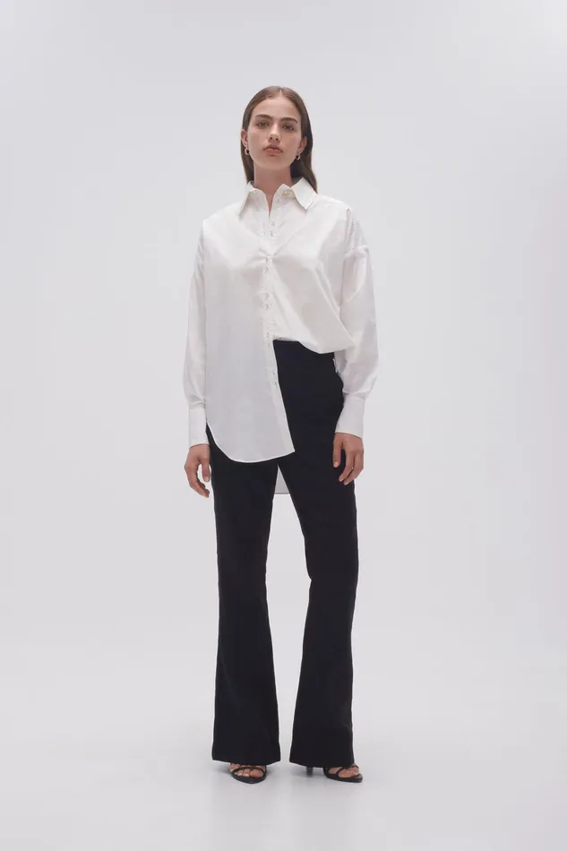Aje Kingsford Shirt Ivory Women Tops