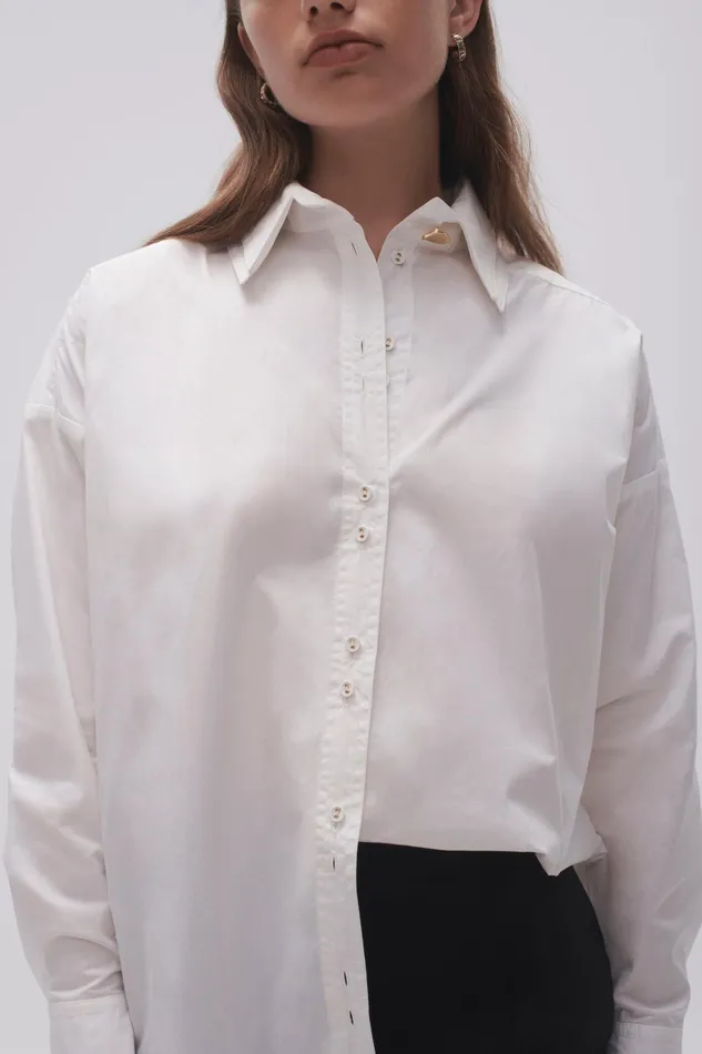 Aje Kingsford Shirt Ivory Women Tops