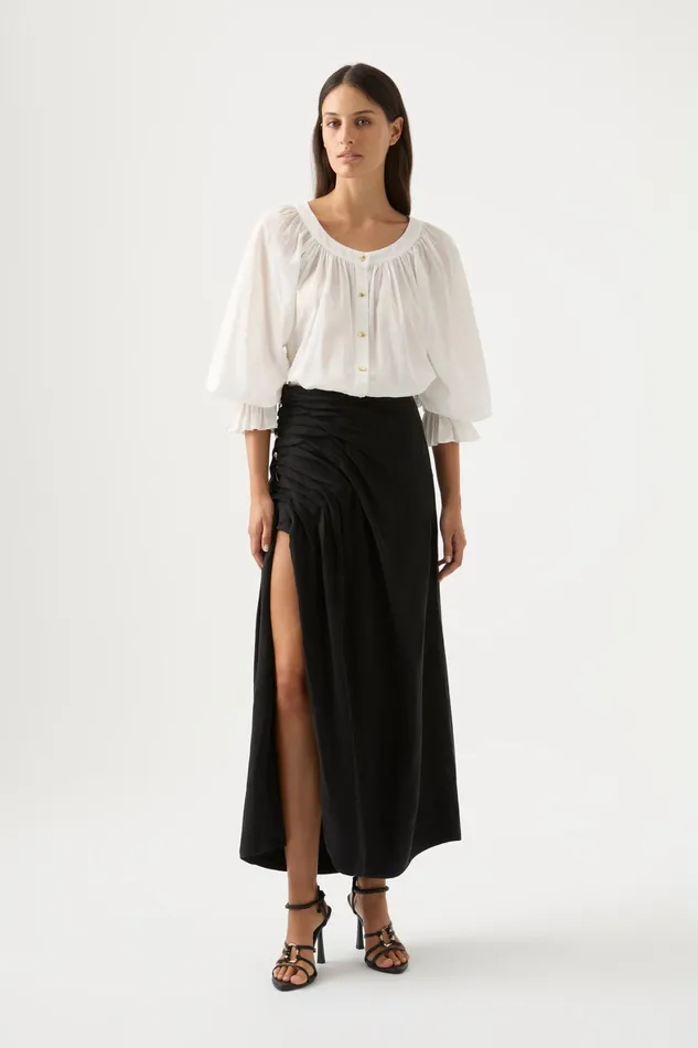 Aje Le Corsaire Blouse Ivory Women Tops