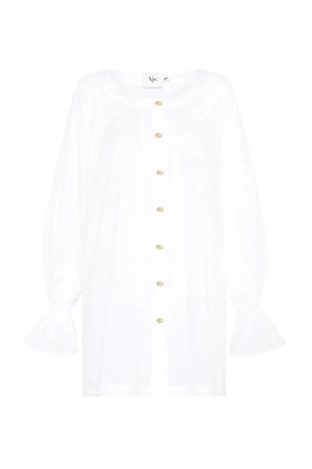 Aje Le Corsaire Blouse Ivory Women Tops