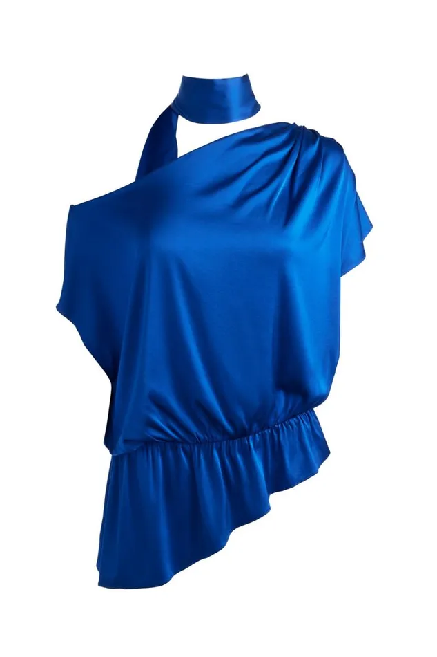 Alice Olivia Mitsuko Blouse Royal Women Tops