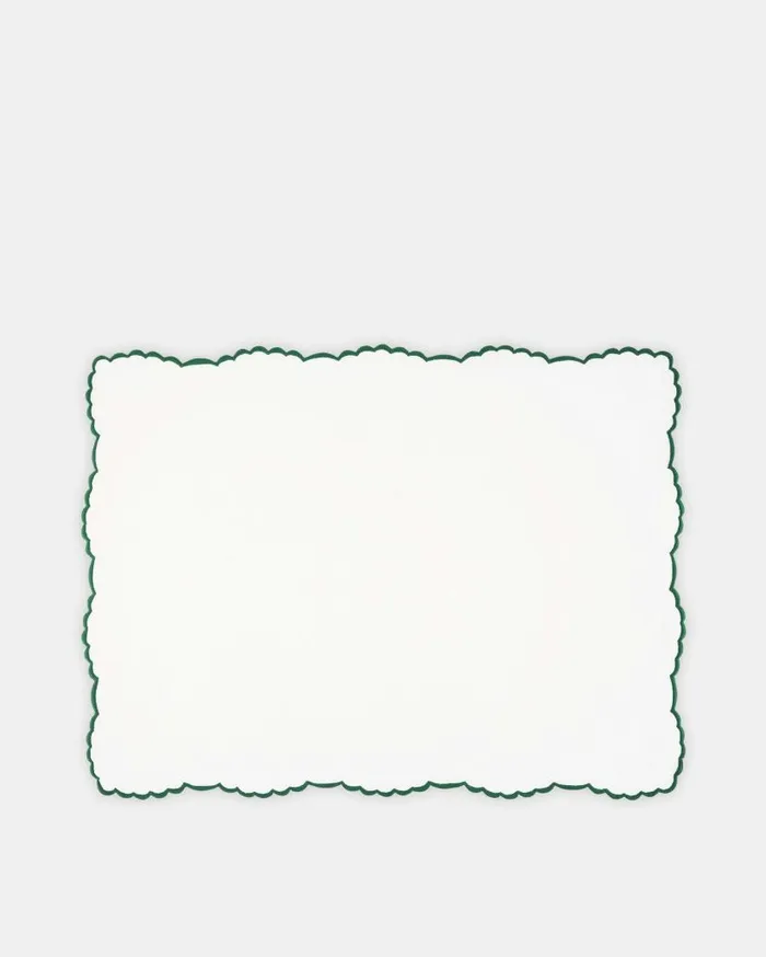 Allegra Placemat Green Women Aquazzura Table Linens Allegra Placemat Green Women Aquazzura Table Linens