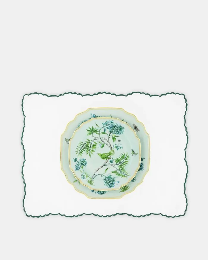 Allegra Placemat Green Women Aquazzura Table Linens Allegra Placemat Green Women Aquazzura Table Linens