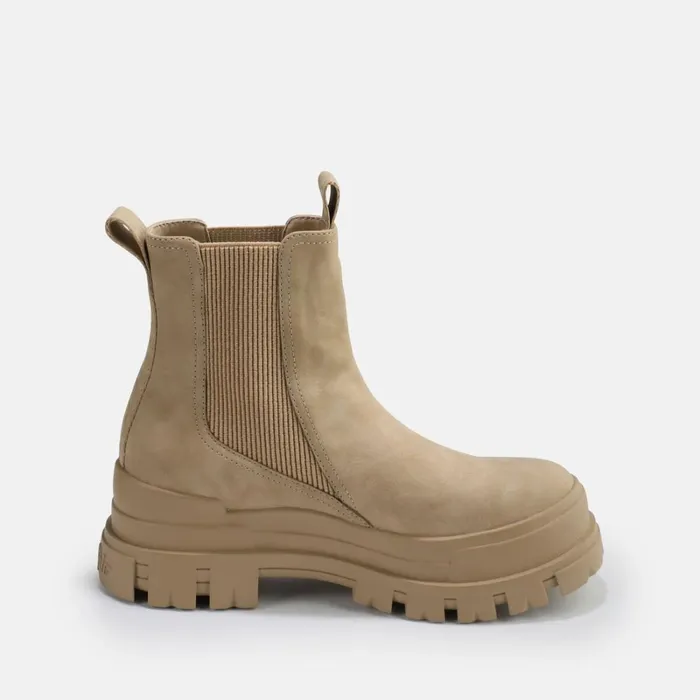 Aspha Chelsea Mid Taupe Buffalo Boots and AnkleBoots Aspha Chelsea Mid Taupe Buffalo Boots and AnkleBoots