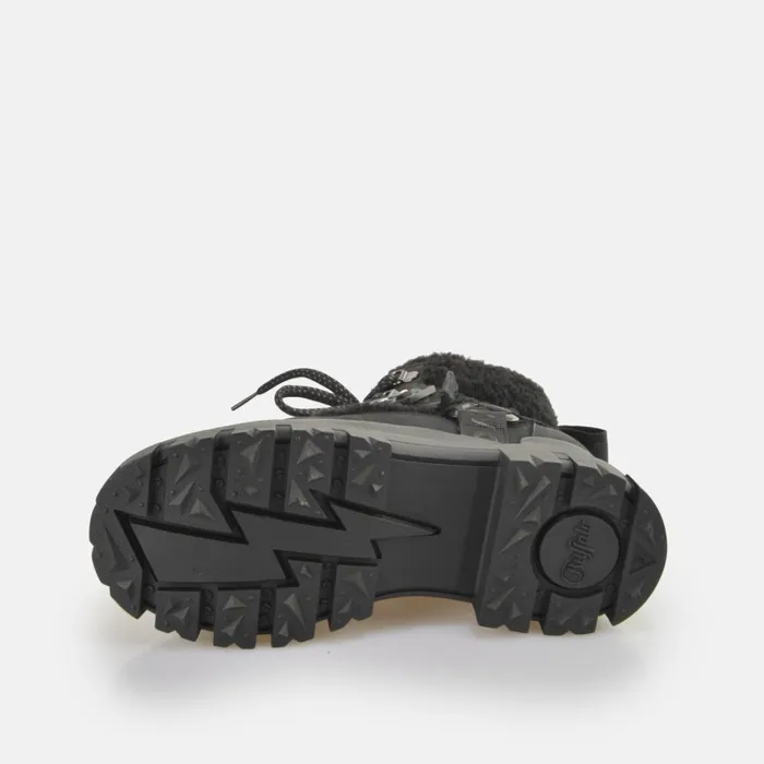 Aspha Com Mid Warm Black Buffalo Boots and AnkleBoots Aspha Com Mid Warm Black Buffalo Boots and AnkleBoots