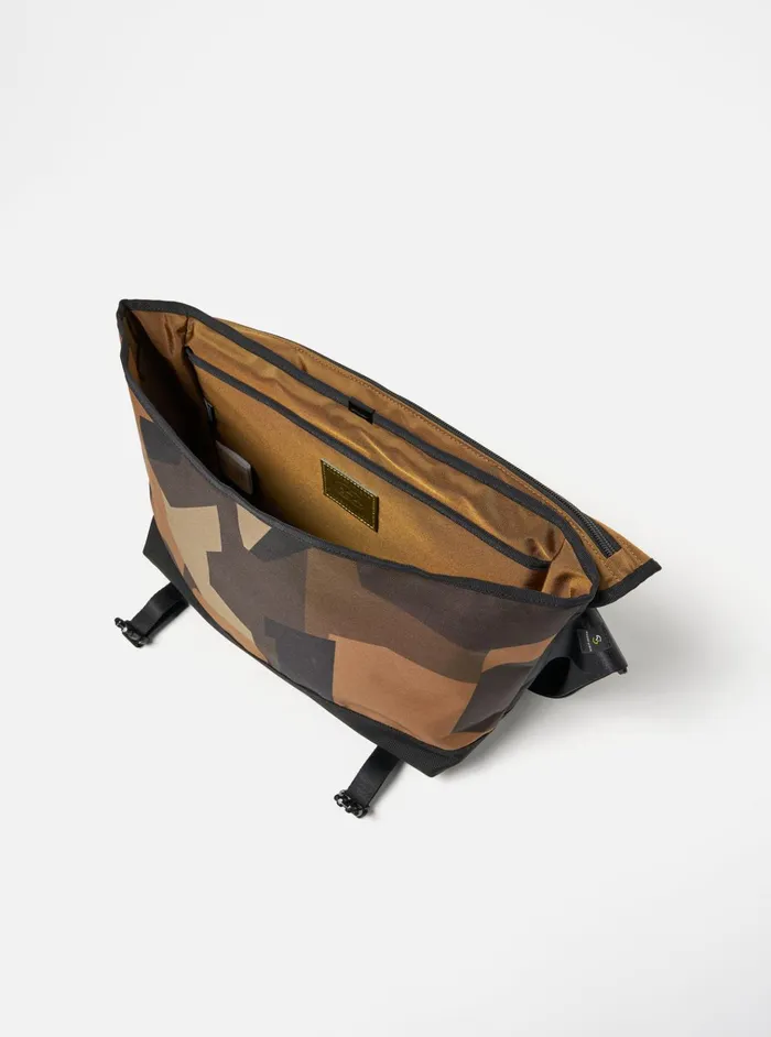 Bags Men Universal Works MasterPiece X Universal Works Courier Bag In Camo Recycled Tech Canvas
