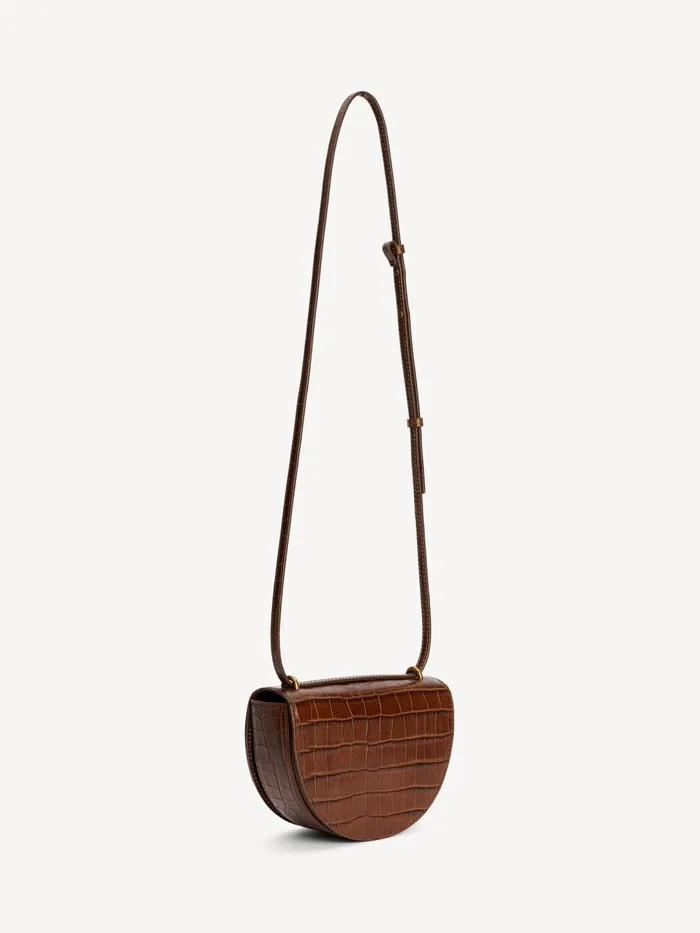Bags Women By Malene Birger Cebelle Leather Shoulder Bag Bison