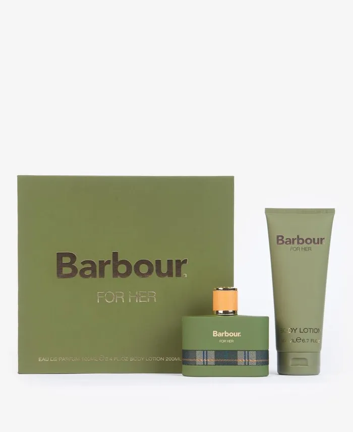 Barbour For Her Perfume Holiday Duo Gift Set Classic Green Women Barbour Fragrance