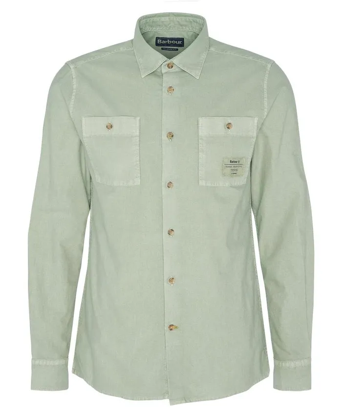 Bentham LongSleeved Shirt Putty Men Barbour Shirts