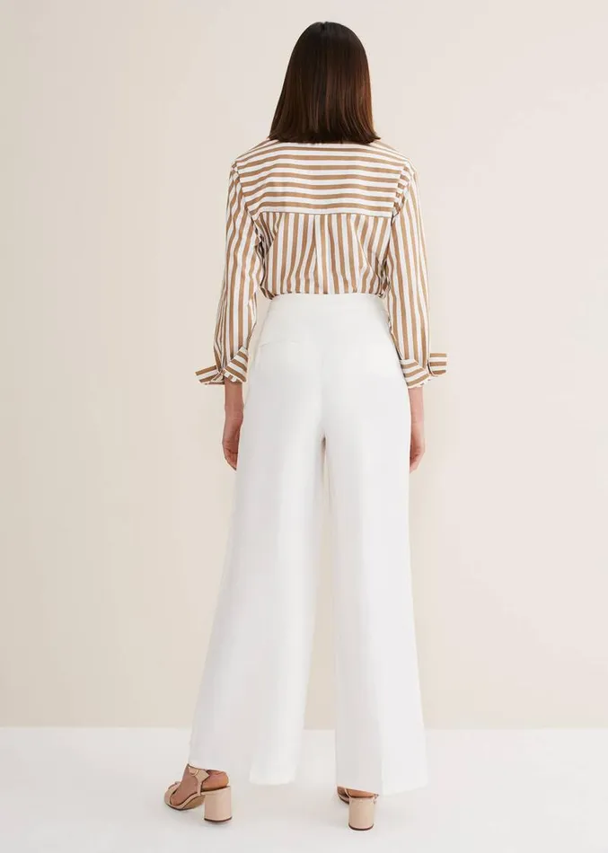 Bianca Wide Leg Suit Trousers Ivory Women Phase Eight Trousers