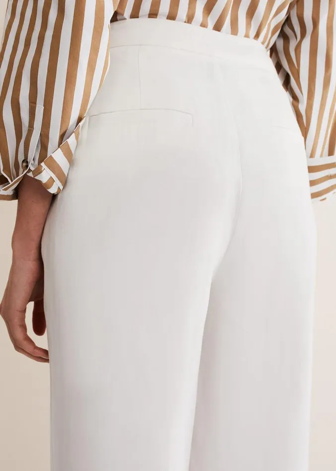 Bianca Wide Leg Suit Trousers Ivory Women Phase Eight Trousers