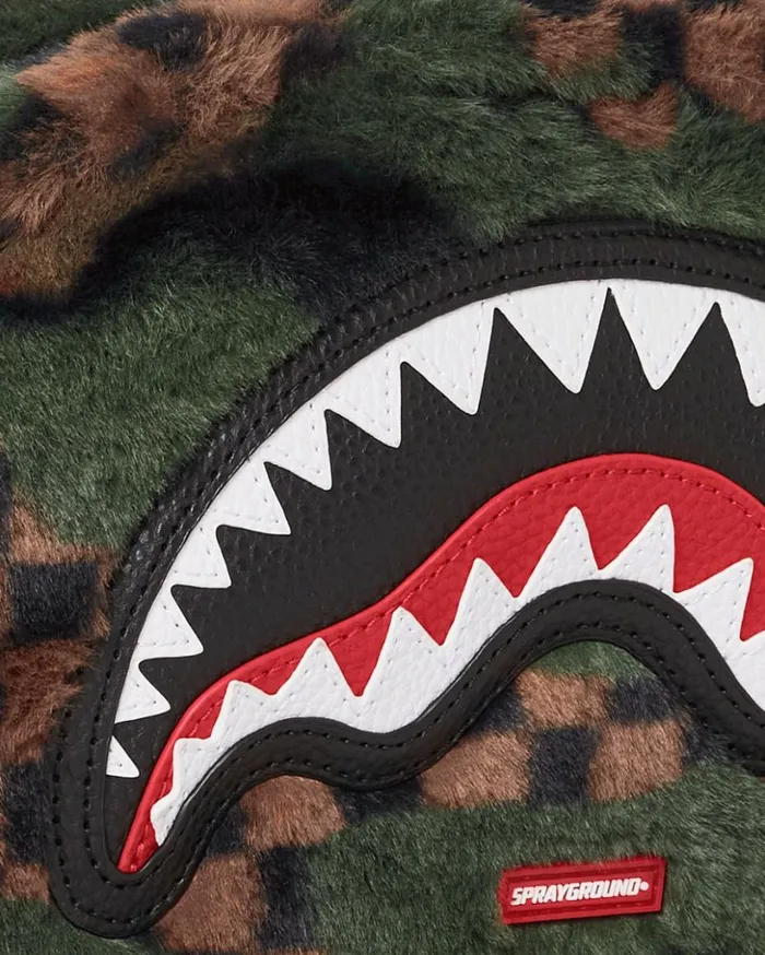 BIG SKY FUR SHARK MESSENGER BRICK BAG Bags SPRAYGROUND
