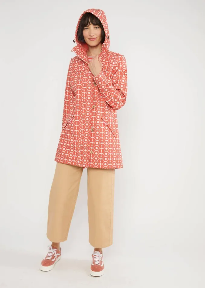 Blutsgeschwister Between Seasons Jacket Wild Weather Red Women Jackets and Coats