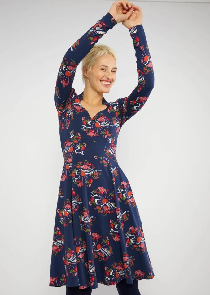 Blutsgeschwister Jersey Dress Miraculous Power Tralala Blue Women Dresses