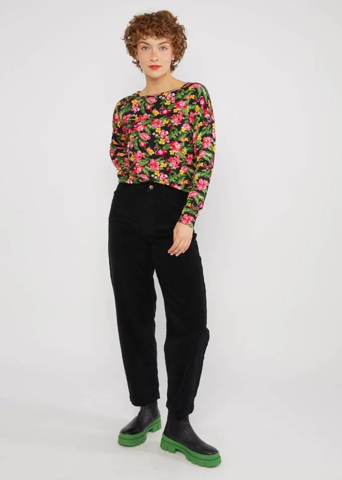 Blutsgeschwister Longsleeve Carry Me Home Black Women Tops