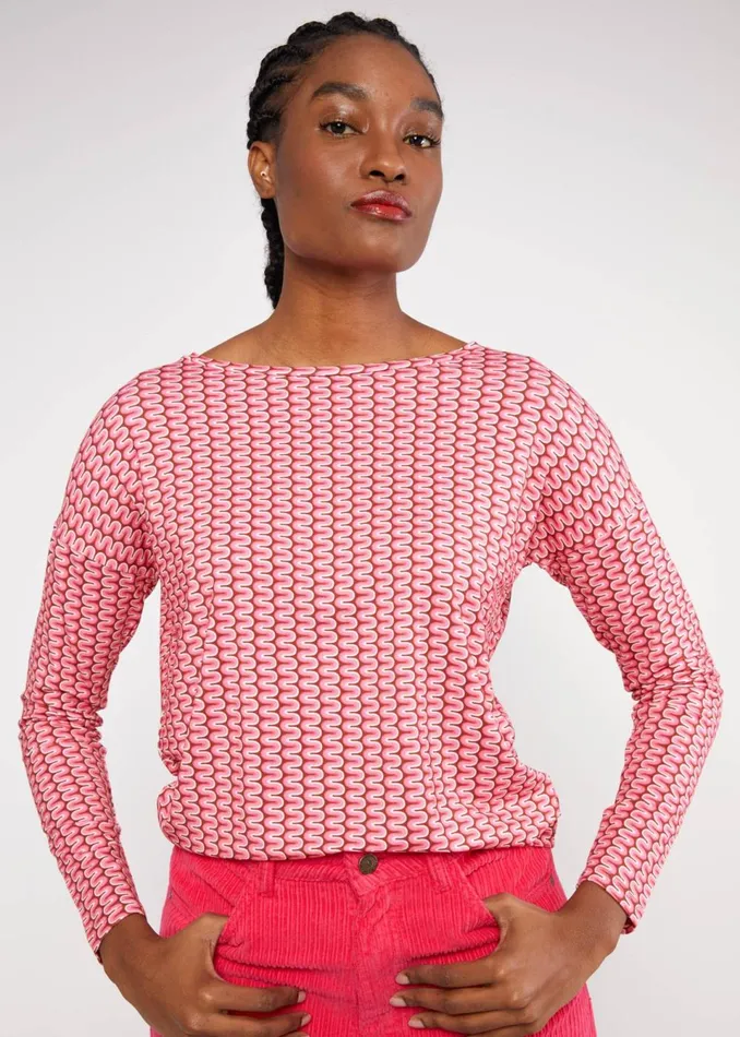 Blutsgeschwister Longsleeve Carry Me Home Pink Women Tops