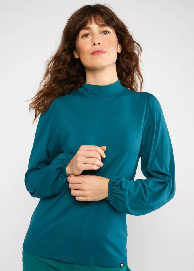 Blutsgeschwister Longsleeve Lonely Lips Angel Blue Women Tops