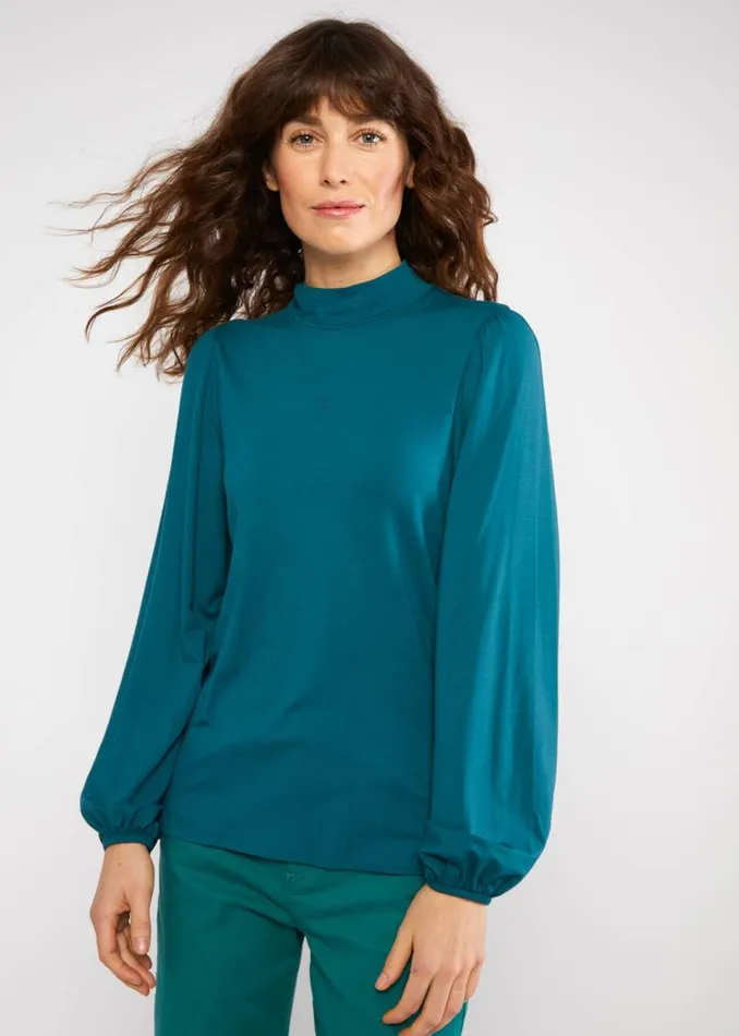Blutsgeschwister Longsleeve Lonely Lips Angel Blue Women Tops