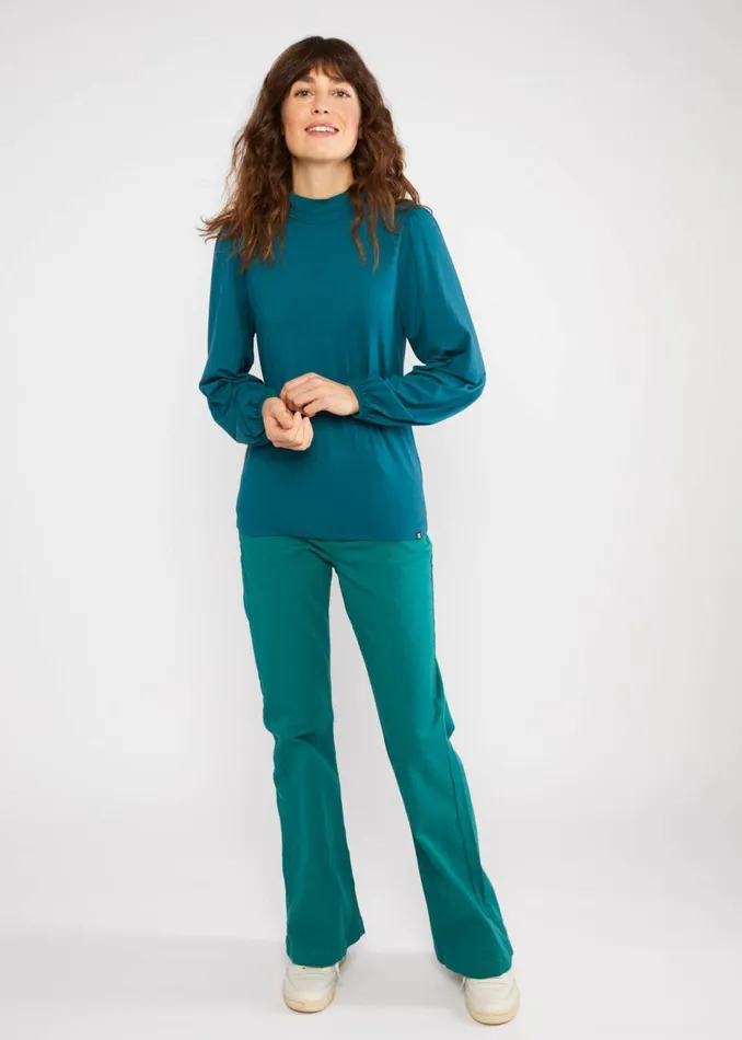 Blutsgeschwister Longsleeve Lonely Lips Angel Blue Women Tops
