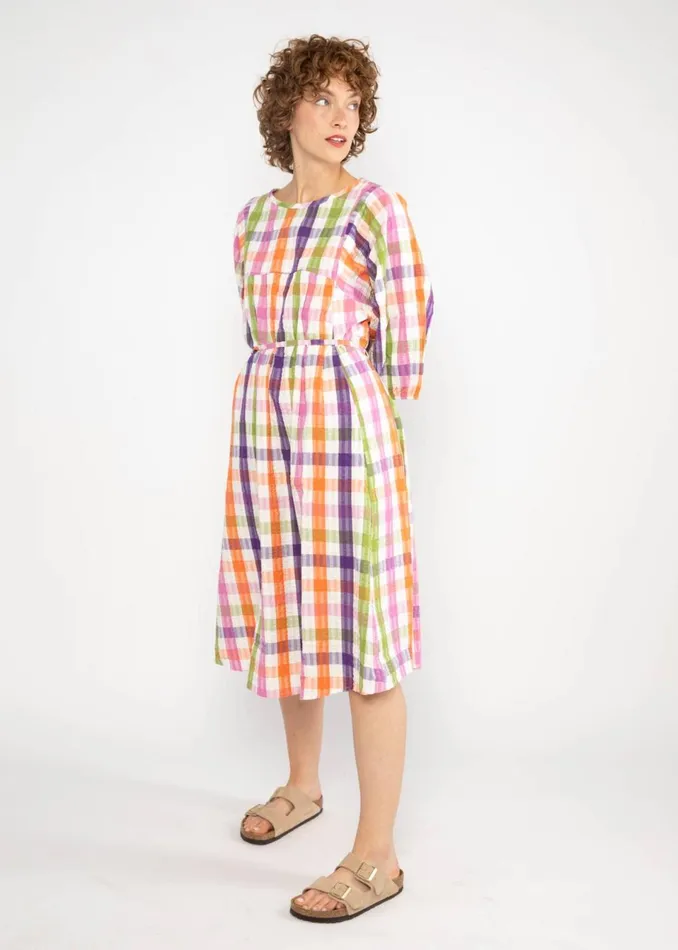 Blutsgeschwister Midi Dress Seesaw Sunday Blue Women Dresses
