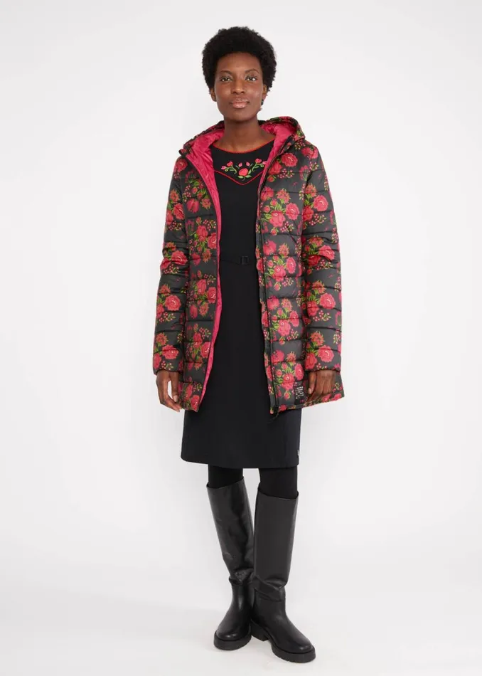 Blutsgeschwister Quilted Jacket No Down Queen Black Women Jackets and Coats