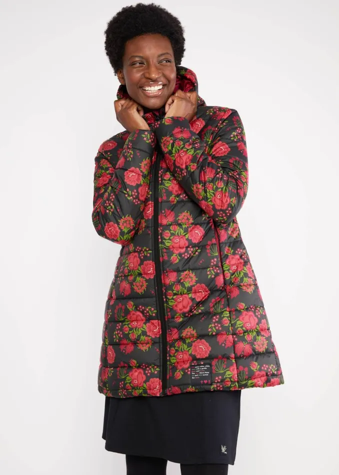 Blutsgeschwister Quilted Jacket No Down Queen Black Women Jackets and Coats